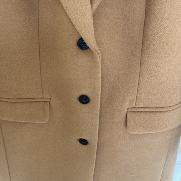 J Crew Camel Wool Coat Size 2 - Picture 5 of 10